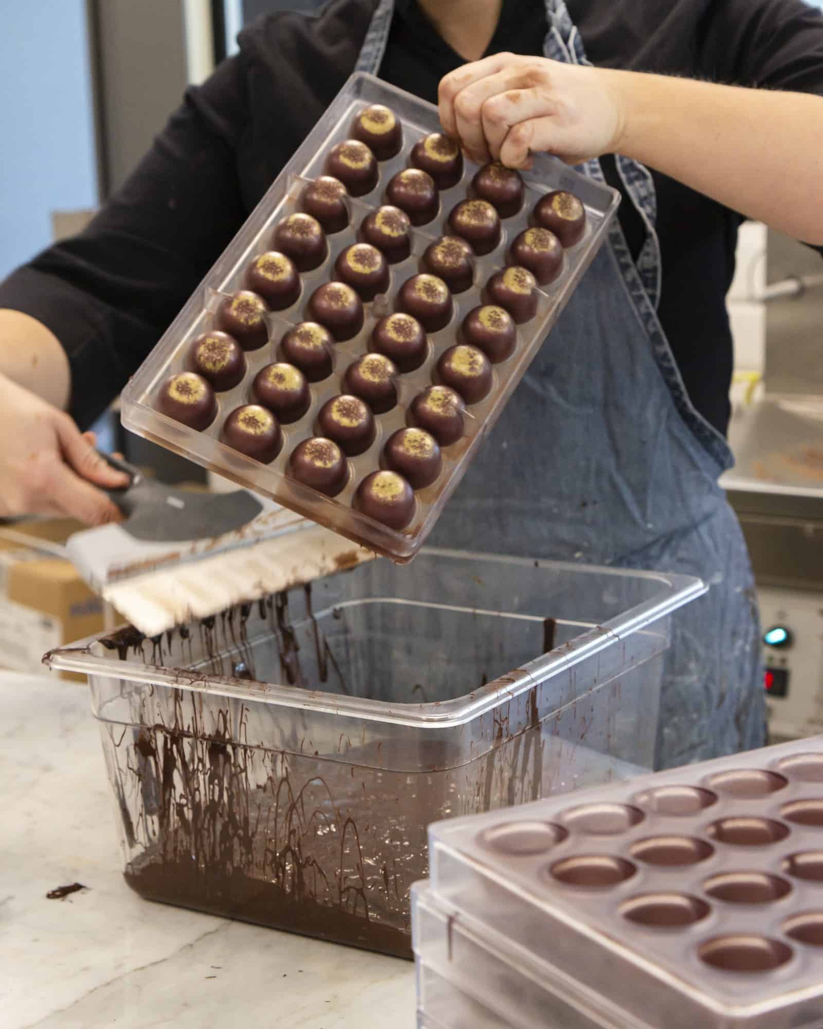 Chocolatte pralintillverkning